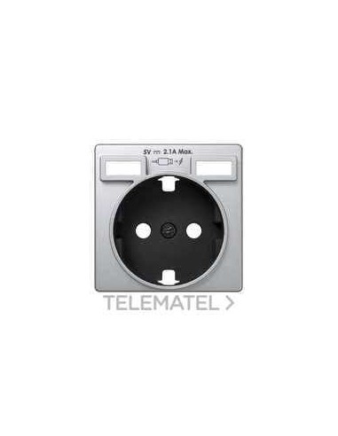 8200049-033 SIMON CARATULA ENCHUFE+ 2USB