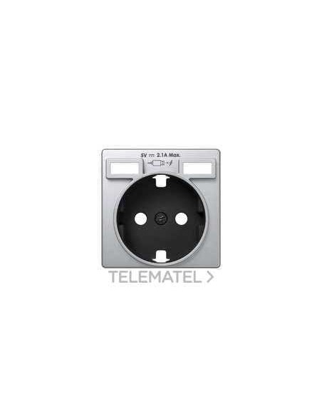 8200049-033 SIMON CARATULA ENCHUFE+ 2USB
