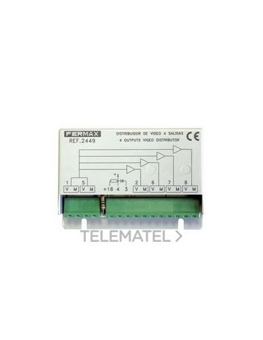 2449 FERMAX DISTRIB. VIDEO 4 SALIDAS