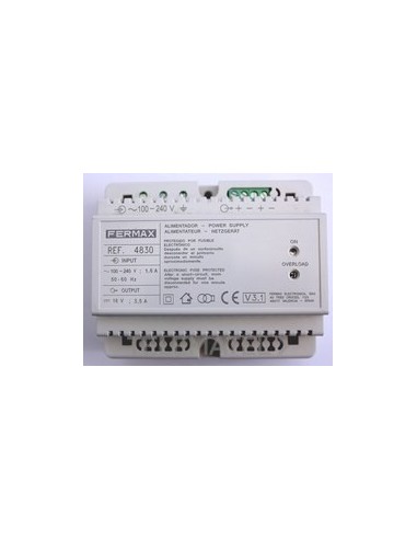 04830 FERMAX ALIMENTADOR 18VDC 3.5A DING