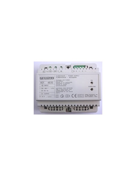 04830 FERMAX ALIMENTADOR 18VDC 3.5A DING