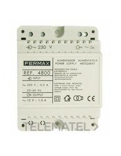 4800 FERMAX ALIMENTADOR 12VDC 1.5A DIN4