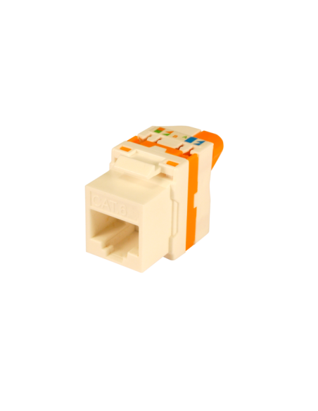 209995 TELEVES CON RJ45 UTP CAT6 HEMBRA PALOMILLA BLANCO