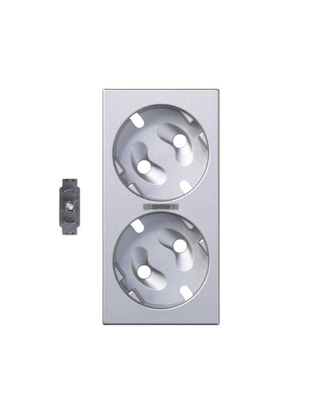 50011041-033 SIMO TAPA ENCHUFE ALUMINIO
