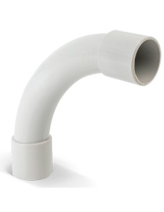 23540000 GAES MANGUITO UNION CURVADO 90 PVC M40 GRIS