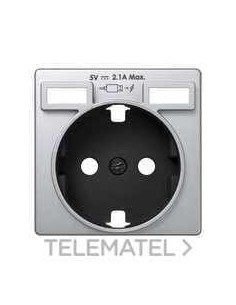 8200049-033 SIMON CARATULA ENCHUFE+ 2USB