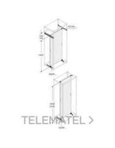 PCCM0700 ABB TRAVESAÑOS COLUMNAS INTERNA