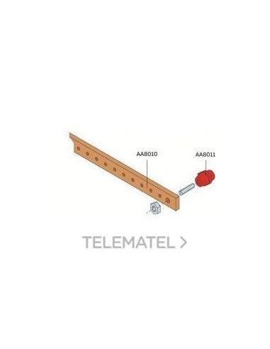 AA8011 ABB SOPORTE AISLANTE BARRAS (UD)