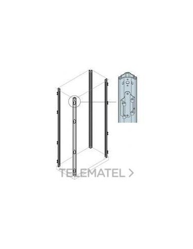 EM1800 ABB MONTANTES CON BISAGRAS H 1800