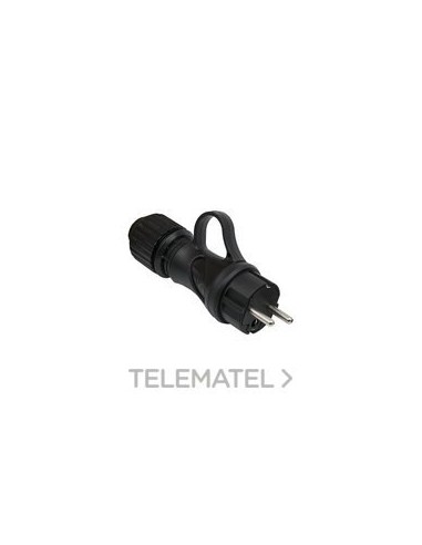 80052 GAES. CLAVIJA GOMA 16A 2P+T IP44